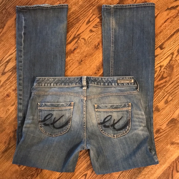 Express Low Rise Bootcut Vintage Jeans - Picture 3 of 12